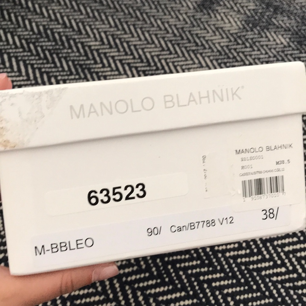 Manolo Blahnik leopard pump - Size 38.5 new in box - Picture 7 of 8